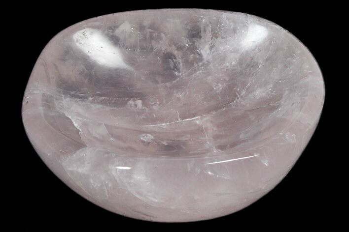 Polished Rose Quartz Dish #365152